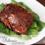 brown sugar and balsamic glazed pork roast (gf, df) • One Lovely Life