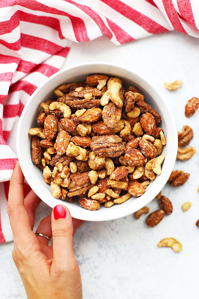 My Favorite Spiced Nuts (Naturally Sweetened!)