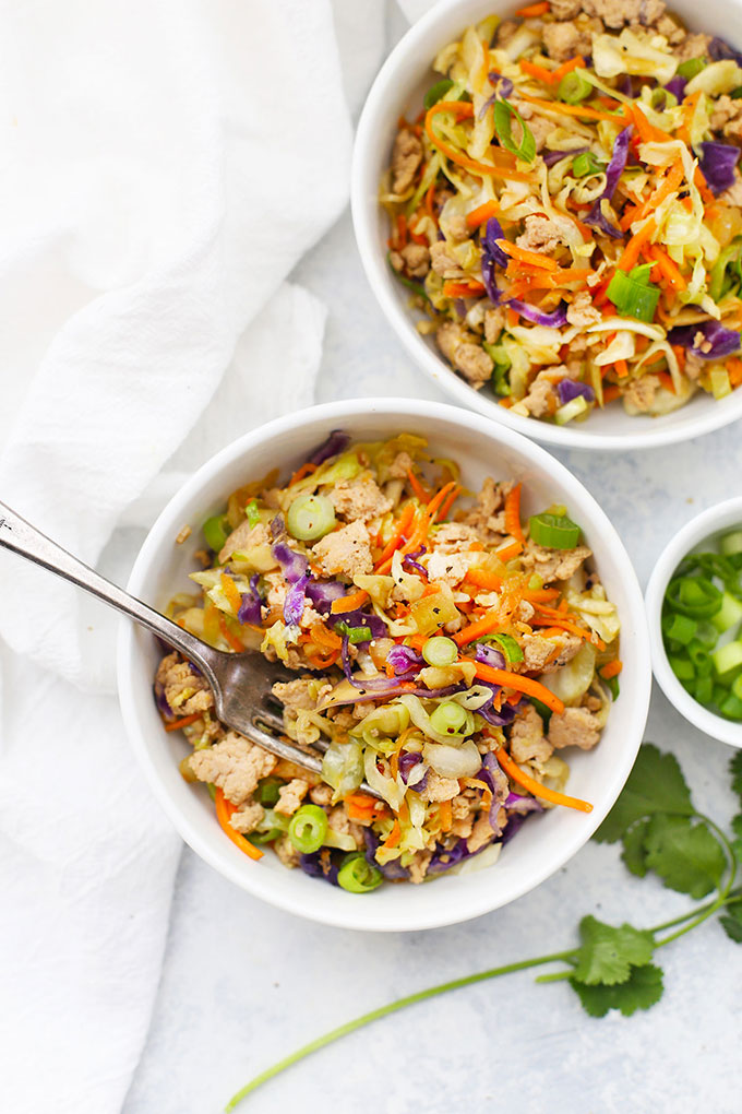 Egg Roll Bowls from One Lovely Life