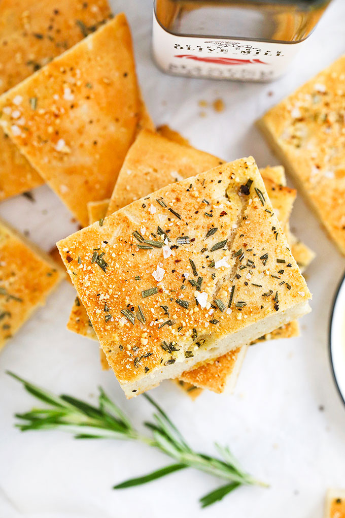 Gluten Free Focaccia with Rosemary (with Video!)