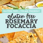 Gluten Free Rosemary Focaccia from One Lovely Life