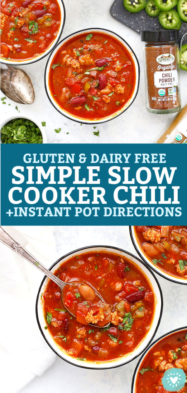 Simple Slow Cooker Chili from One Lovely Life