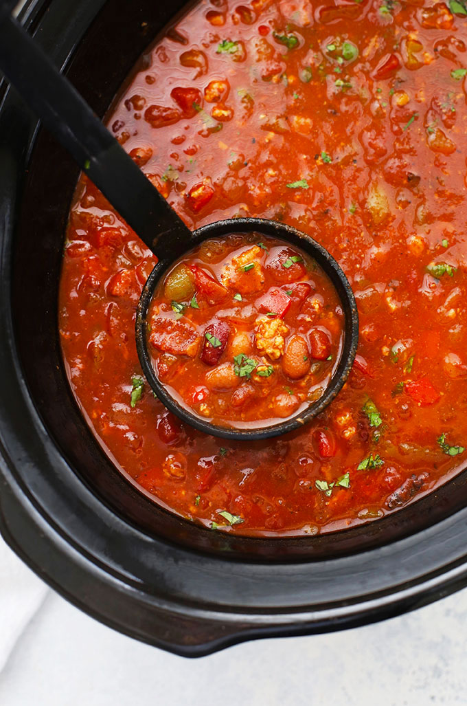 Slow Cooker Chili from One Lovely Life