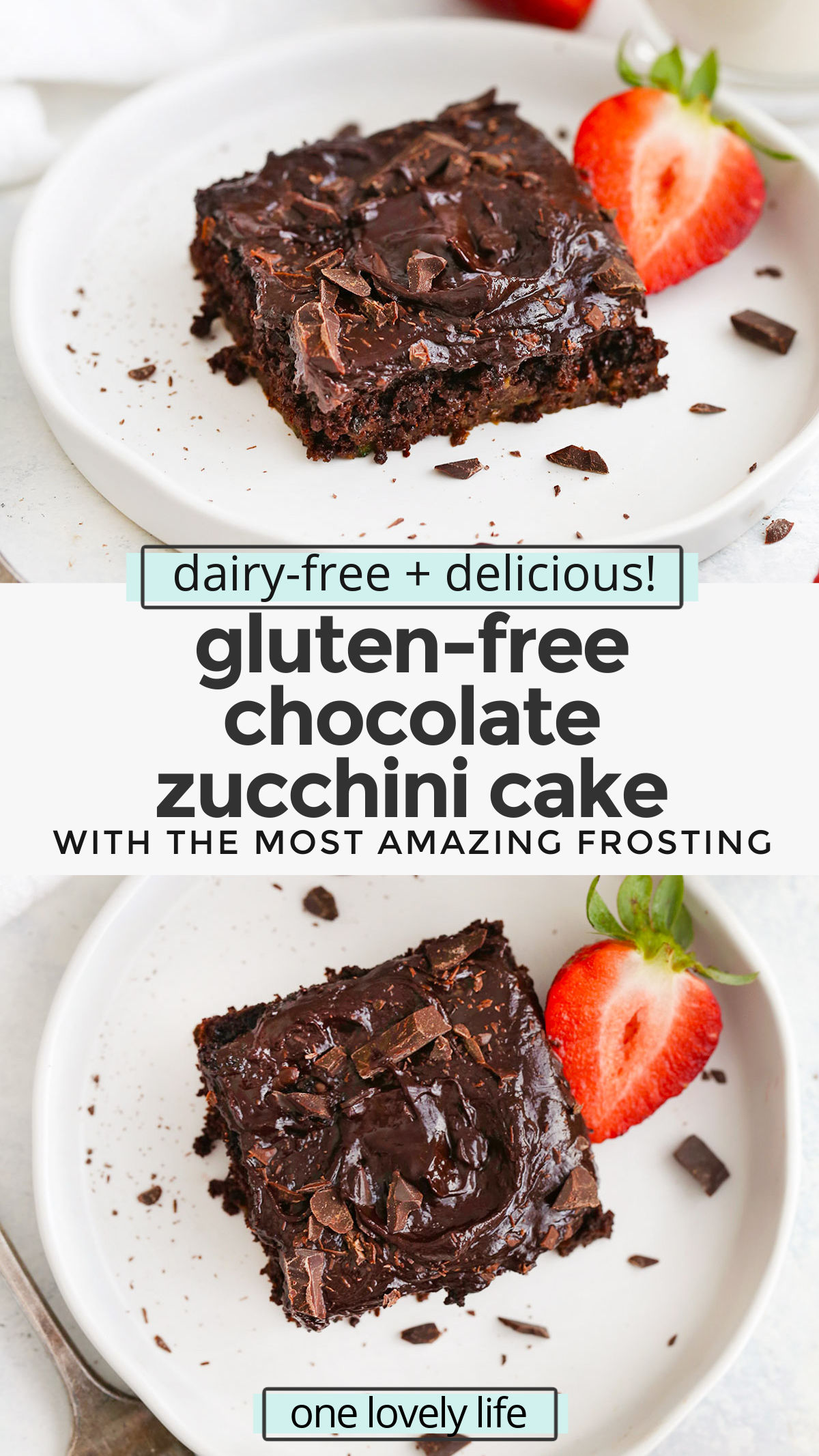 The BEST Gluten Free Chocolate Zucchini Cake. This gorgeous almond flour chocolate zucchini cake is packed with chocolate flavor. It's rich and decadent and 100% naturally sweetened! You'll love the paleo chocolate frosting! // gluten free cake recipe // gluten free chocolate cake recipe // dairy free chocolate cake recipe // almond flour cake // gluten free zucchini cake recipe #chocolate #zucchini #zucchinicake #chocolatecake #glutenfreecake #glutenfreechocolatecake #paleocake #almondflourcake