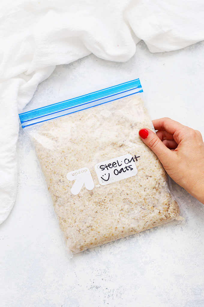 How to Freeze Steel Cut Oats from One Lovely Life