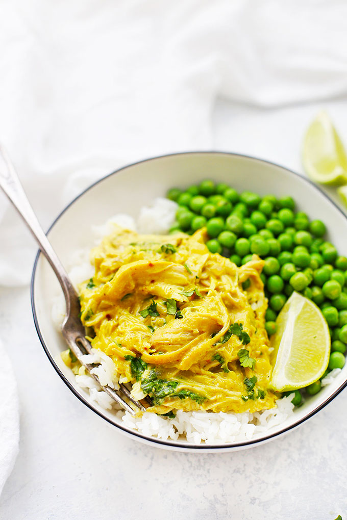Slow Cooker Chicken Curry from One Lovely Life
