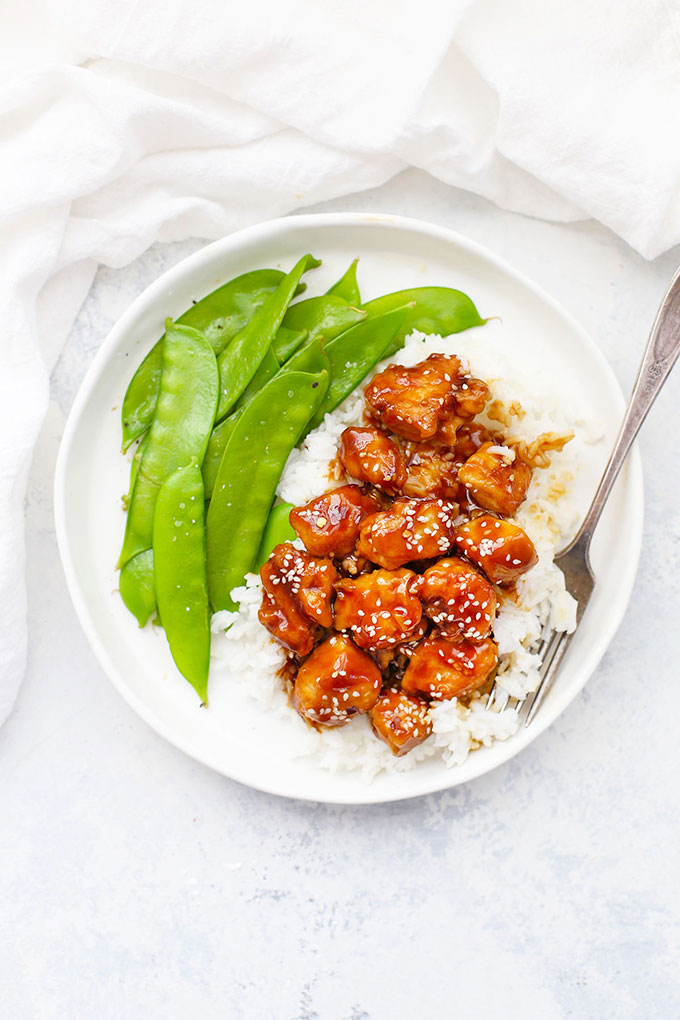 Healthy Sesame Chicken from One Lovely Life