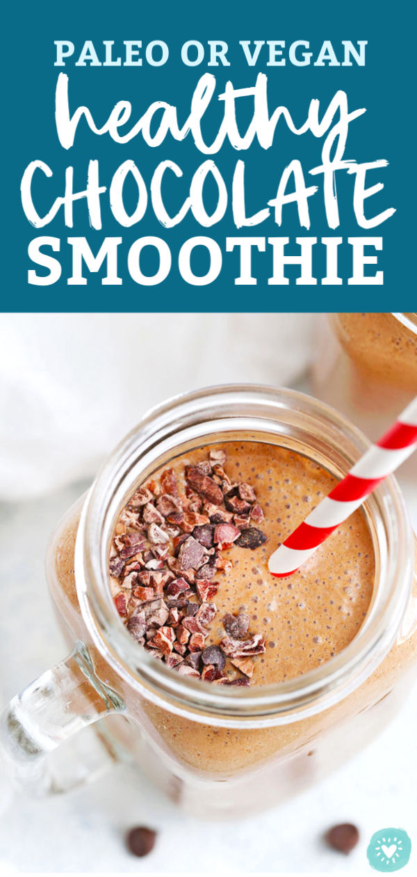 Healthy Chocolate Smoothie from One Lovely Life