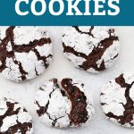 Gluten Free Chocolate Crinkle Cookies from One Lovely Life