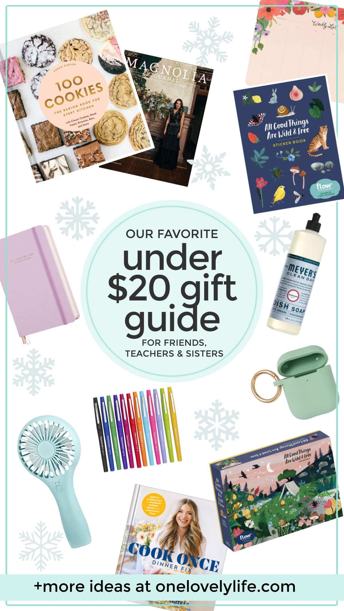 The Under $20 Gift Guide is HERE! - Great gifts can be found on a budget! I've rounded up 40+ AWESOME gifts ideas for $20 or less. They're perfect for friends, sisters, moms, in-laws, teachers, and YOU! // Budget gift ideas // teacher gift ideas // friend gift ideas // sister gift ideas // mother in law gifts // mom gifts // gifts for mom // gifts for in-laws // gifts for teachers // gifts for friends // gifts for sisters #giftguide #giftideas #holidaygifts #budgetgifts