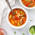 Instant Pot Buffalo Chicken Chili from One Lovely Life