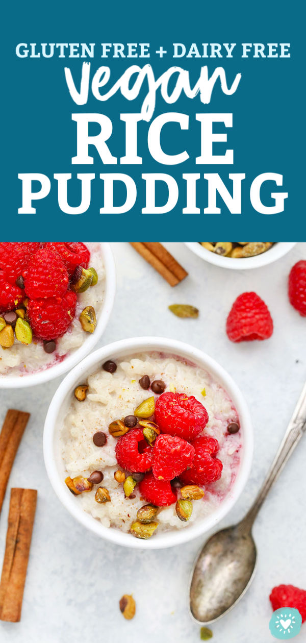 Dairy Free Vegan Rice Pudding from One Lovely Life
