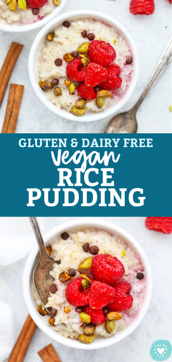 Dairy Free Vegan Rice Pudding from One Lovely Life