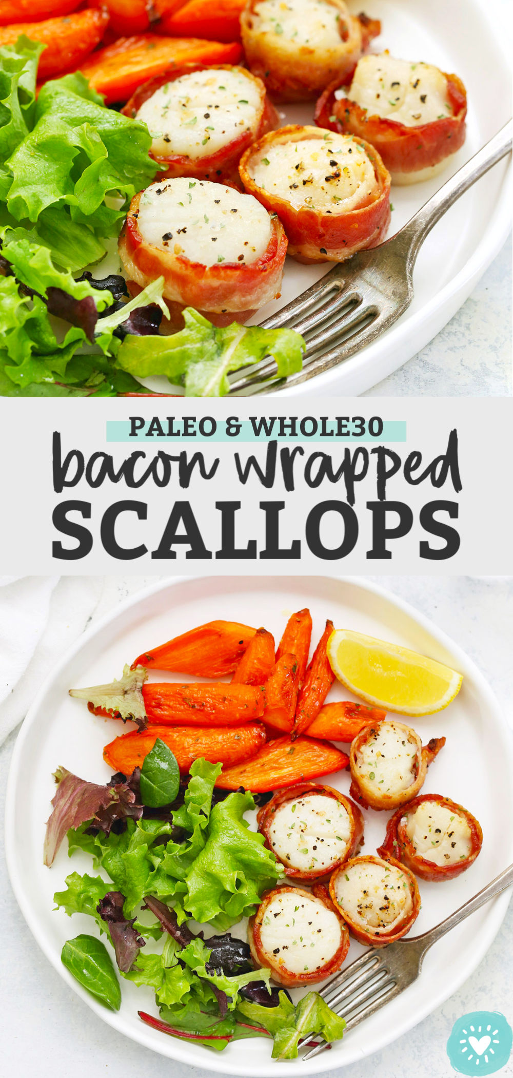 Bacon-Wrapped Scallops Recipe from One Lovely Life