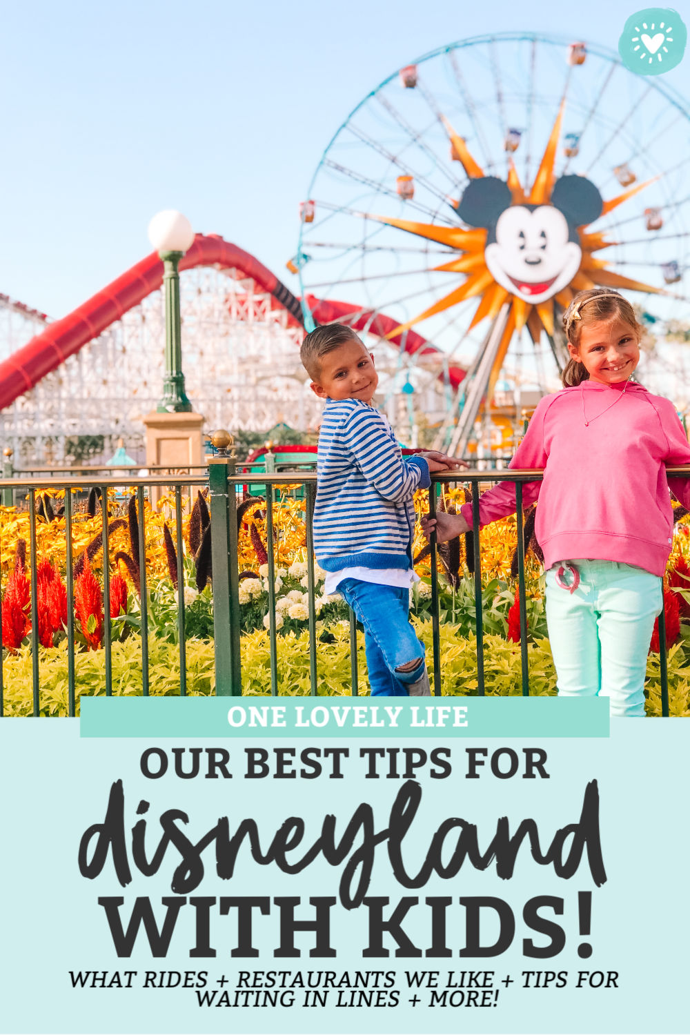 Our Best Tips For Disneyland with Kids from One Lovely Life