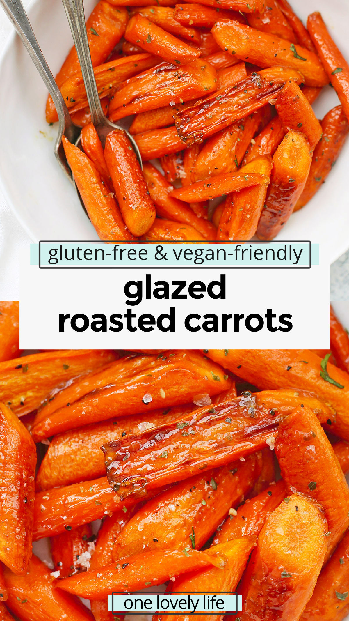 Maple Glazed Roasted Carrots - This is the BEST roasted carrots recipe! Sweet-glazed carrots with gorgeous caramelized edges make the perfect side dish. (Gluten-Free, Paleo & Vegan-Friendly) // Paleo Side Dish // Holiday Side Dish // Glazed Carrots // Roasted Carrots // Maple Glazed Carrots // Easter Side Dish // Vegan Glazed Carrots // Paleo Glazed Carrots // Vegan Thanksgiving // Paleo Thanskgiving // Healthy Thanksgiving