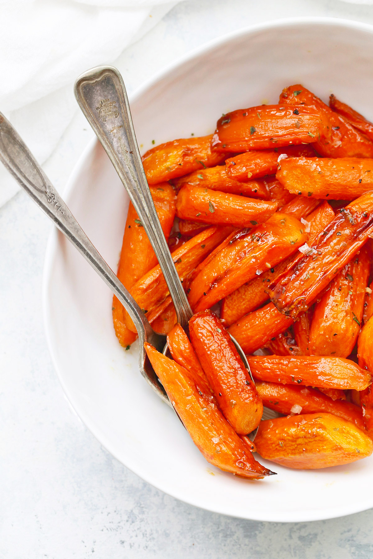 Maple glazurate prăjită morcovi la o viață minunat