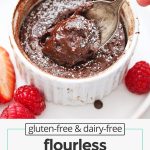 flourless chocolate lava cake