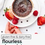 flourless chocolate lava cake