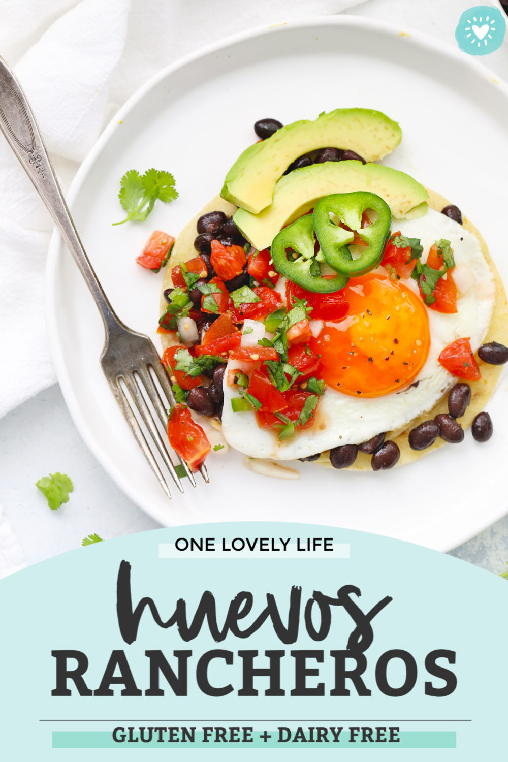 Huevos Rancheros (Ranch Style Eggs) from One Lovely Life