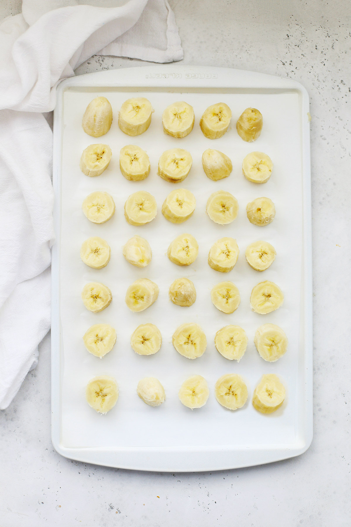 How to Freeze Bananas tutorial from One Lovely Life