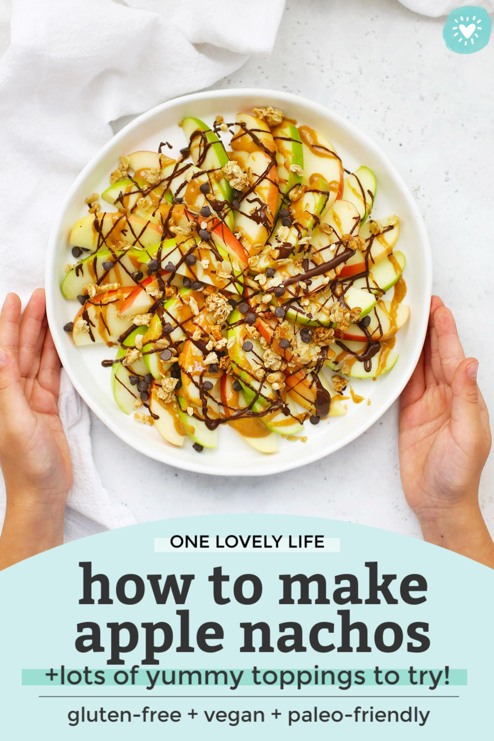 The BEST Apple Nachos from One Lovely Life
