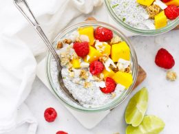Mango Lime Chia Pudding (Paleo + Vegan) • One Lovely Life