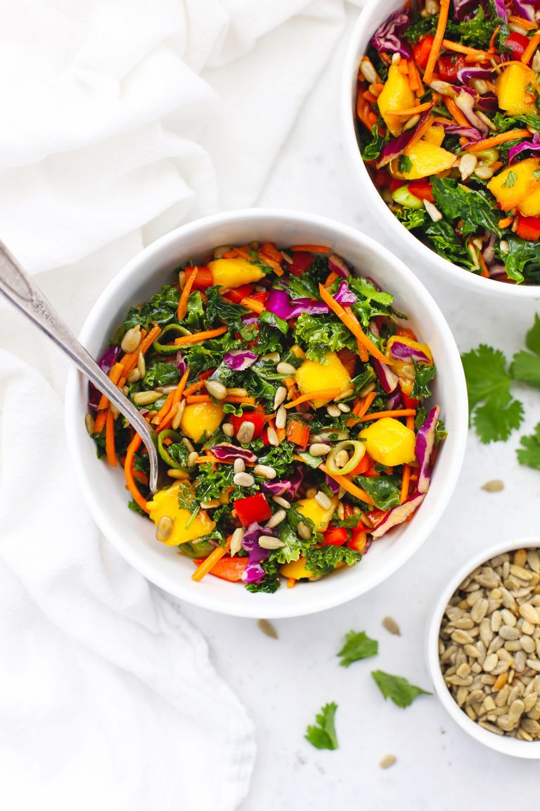 Asian Kale Crunch Salad (Vegan + Gluten-Free)