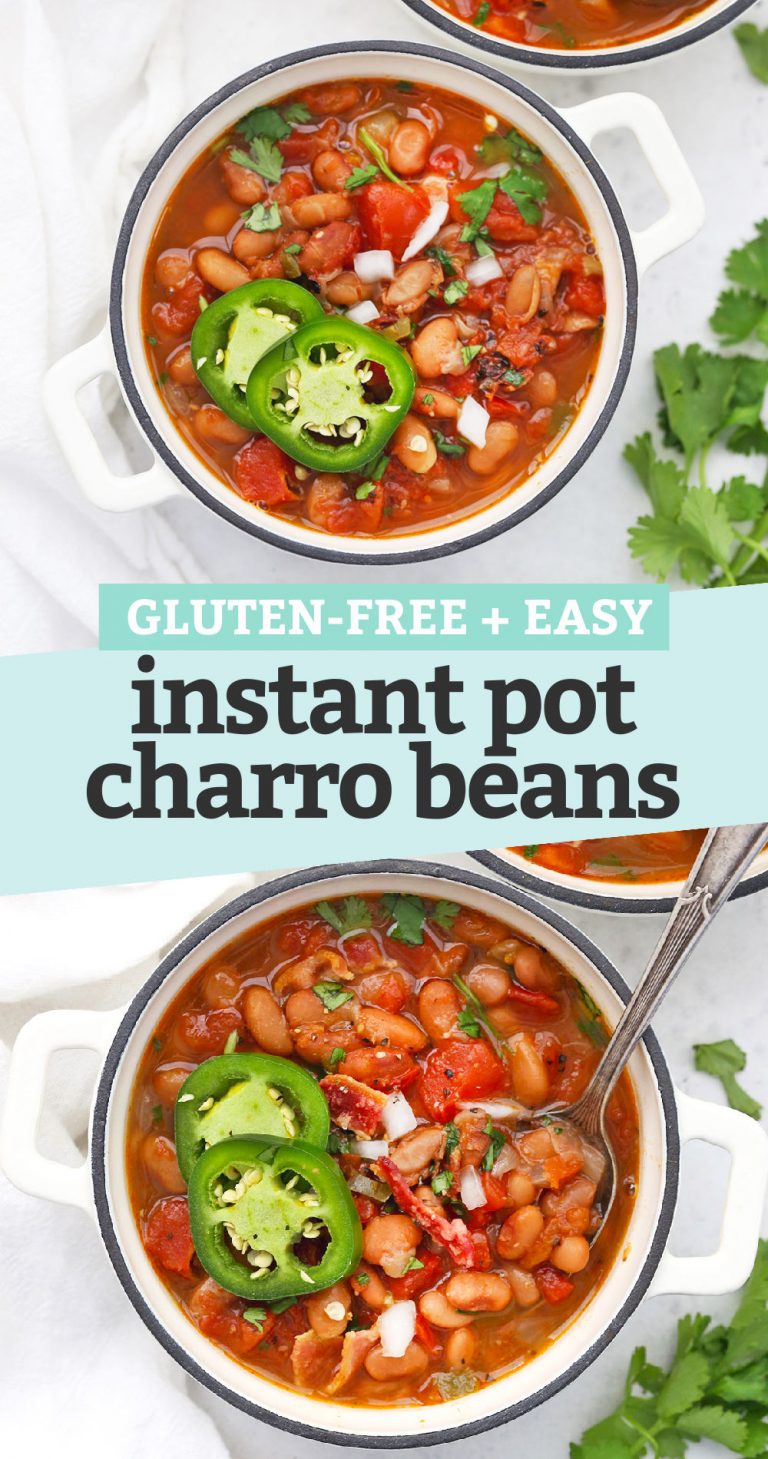 Instant Pot Charro Beans (Mexican Pinto Beans) • One Lovely Life