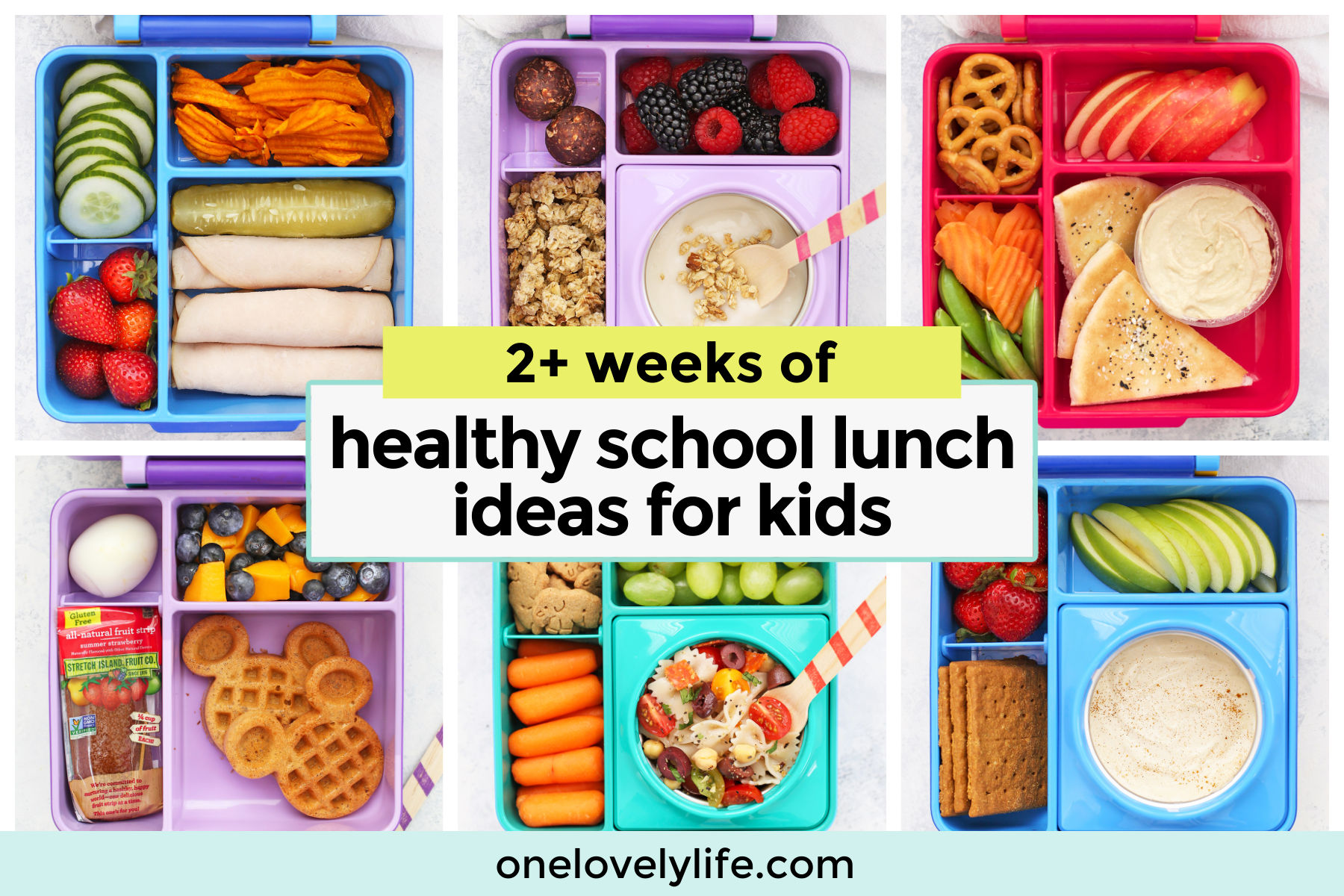 50+ School Lunch Ideas, Healthy & Easy School Lunches