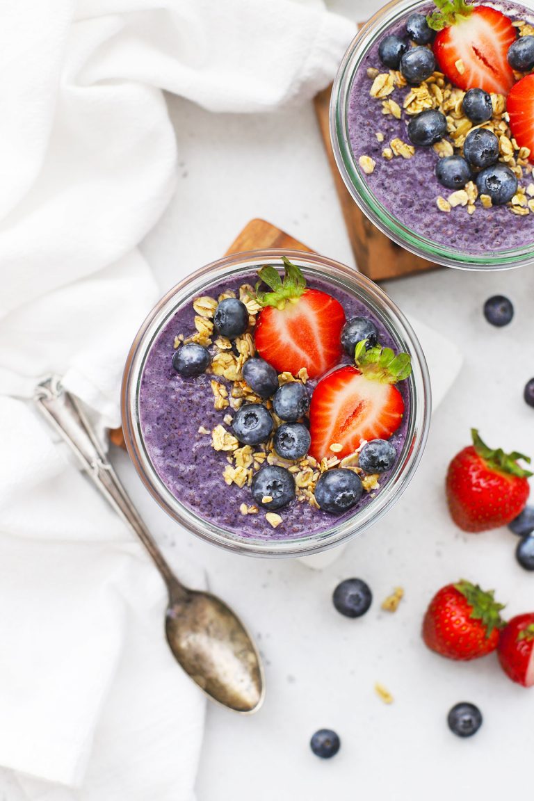 Blueberry Chia Pudding (Vegan + Paleo)