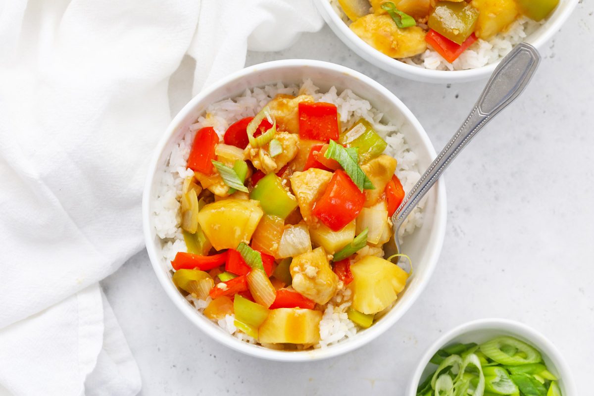 Healthy Sweet & Sour Chicken (Gluten-Free, Paleo-Friendly)