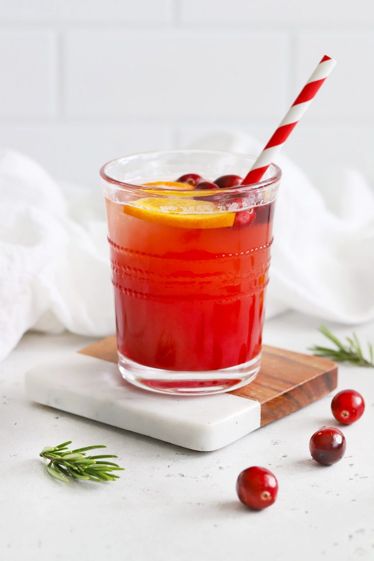Cranberry Cider Mocktail (Naturally Sweetened!)