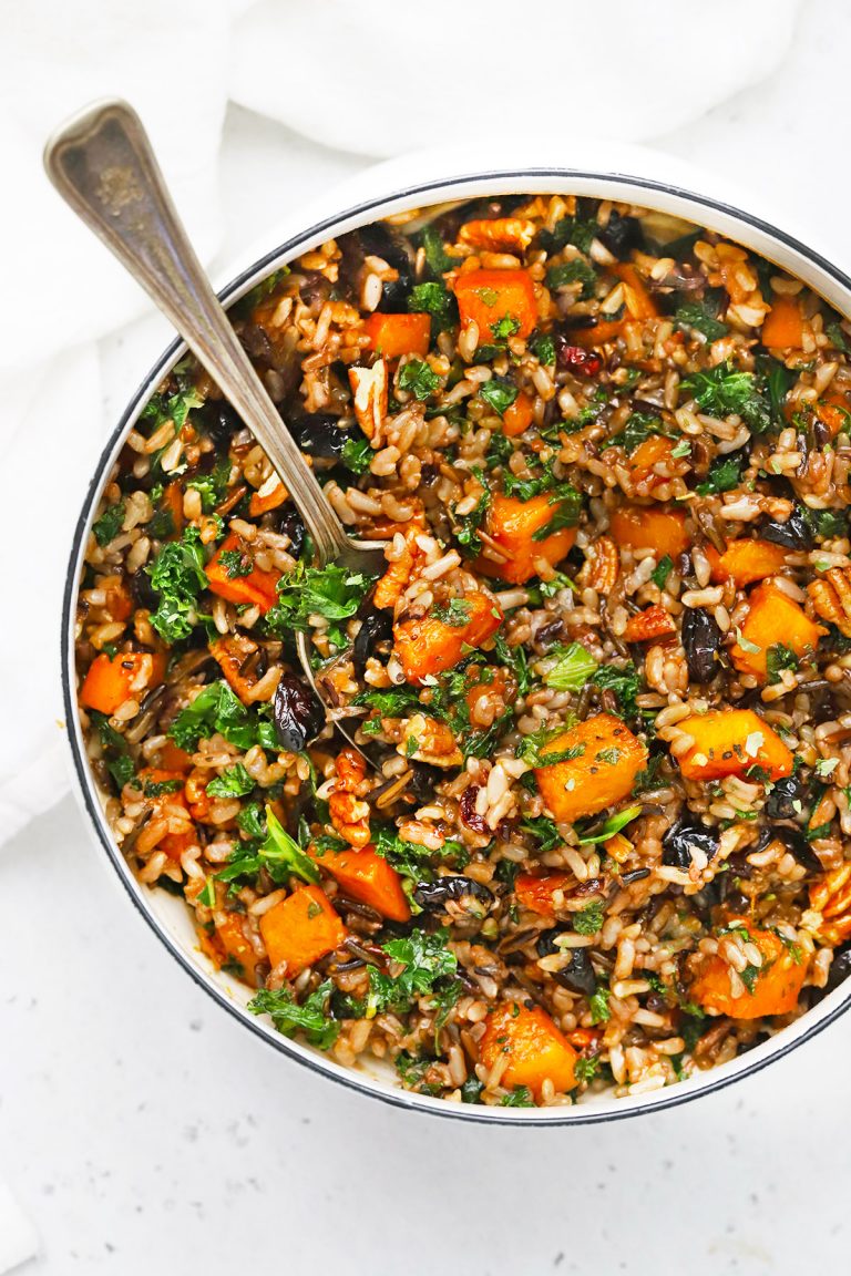Wild Rice Pilaf with Butternut Squash