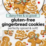 gluten-free gingerbread cookies from One Lovely Life