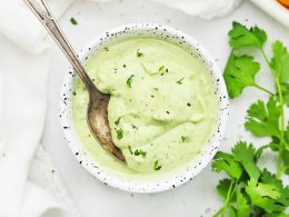 Creamy Avocado Ranch (Paleo + Vegan + Whole30) • One Lovely Life