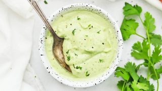 Creamy Avocado Ranch (Paleo + Vegan + Whole30) • One Lovely Life