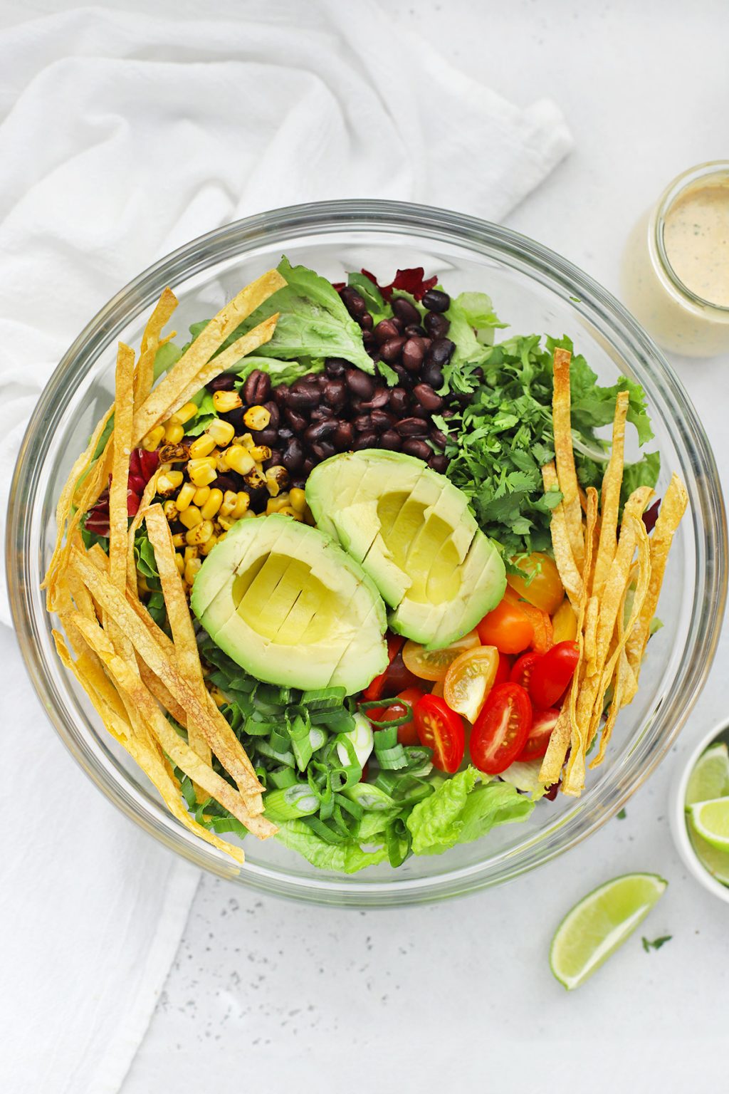 Vegetarian Black Bean Taco Salad Vegan Gluten Free One Lovely Life