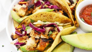 Honey Lime Chicken Tacos (Gluten-Free) • One Lovely Life