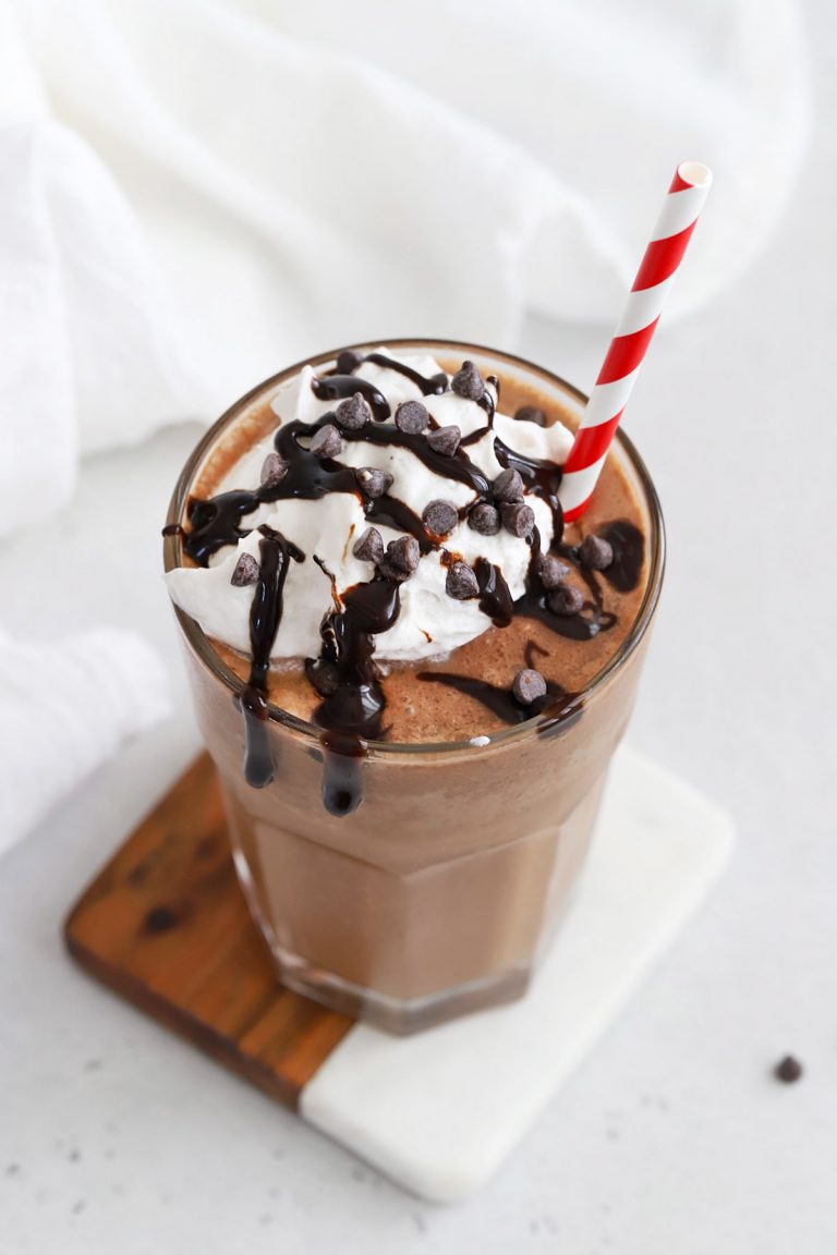Vegan Frozen Hot Chocolate (Dairy-Free, Paleo)