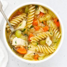 Homemade Gluten Free Chicken Noodle Soup. - The Pretty Bee