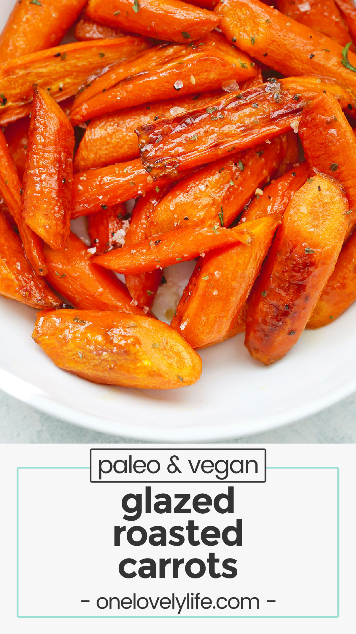 Maple Glazed Roasted Carrots - This is the BEST roasted carrots recipe! Sweet-glazed carrots with gorgeous caramelized edges make the perfect side dish. (Gluten-Free, Paleo & Vegan-Friendly) // Paleo Side Dish // Holiday Side Dish // Glazed Carrots // Roasted Carrots // Maple Glazed Carrots // Easter Side Dish // Vegan Glazed Carrots // Paleo Glazed Carrots // Vegan Thanksgiving // Paleo Thanskgiving // Healthy Thanksgiving