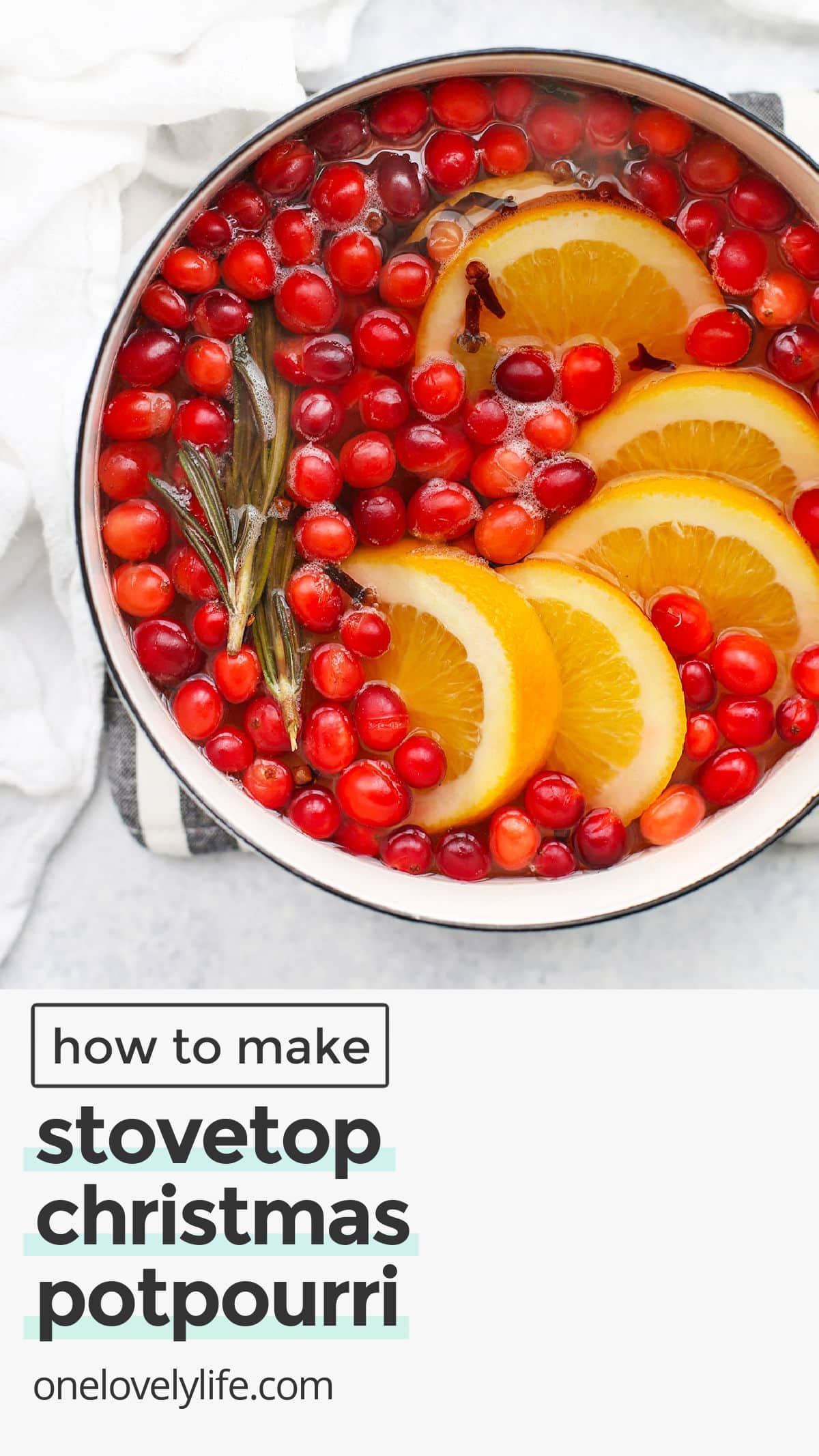 Stovetop Christmas Potpourri (+FREE Printable Tags!)