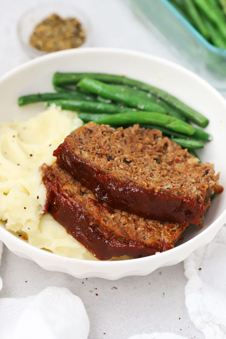 Easy Gluten-Free Meatloaf With Sticky Sweet Glaze