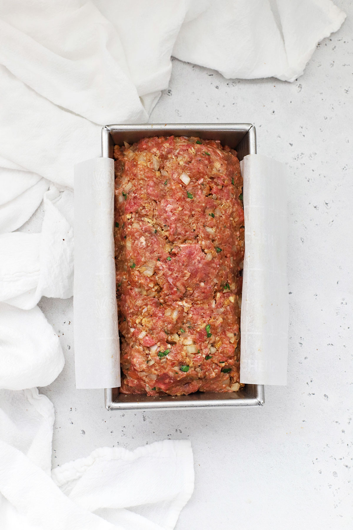gluten-free meatloaf ready to go into the oven