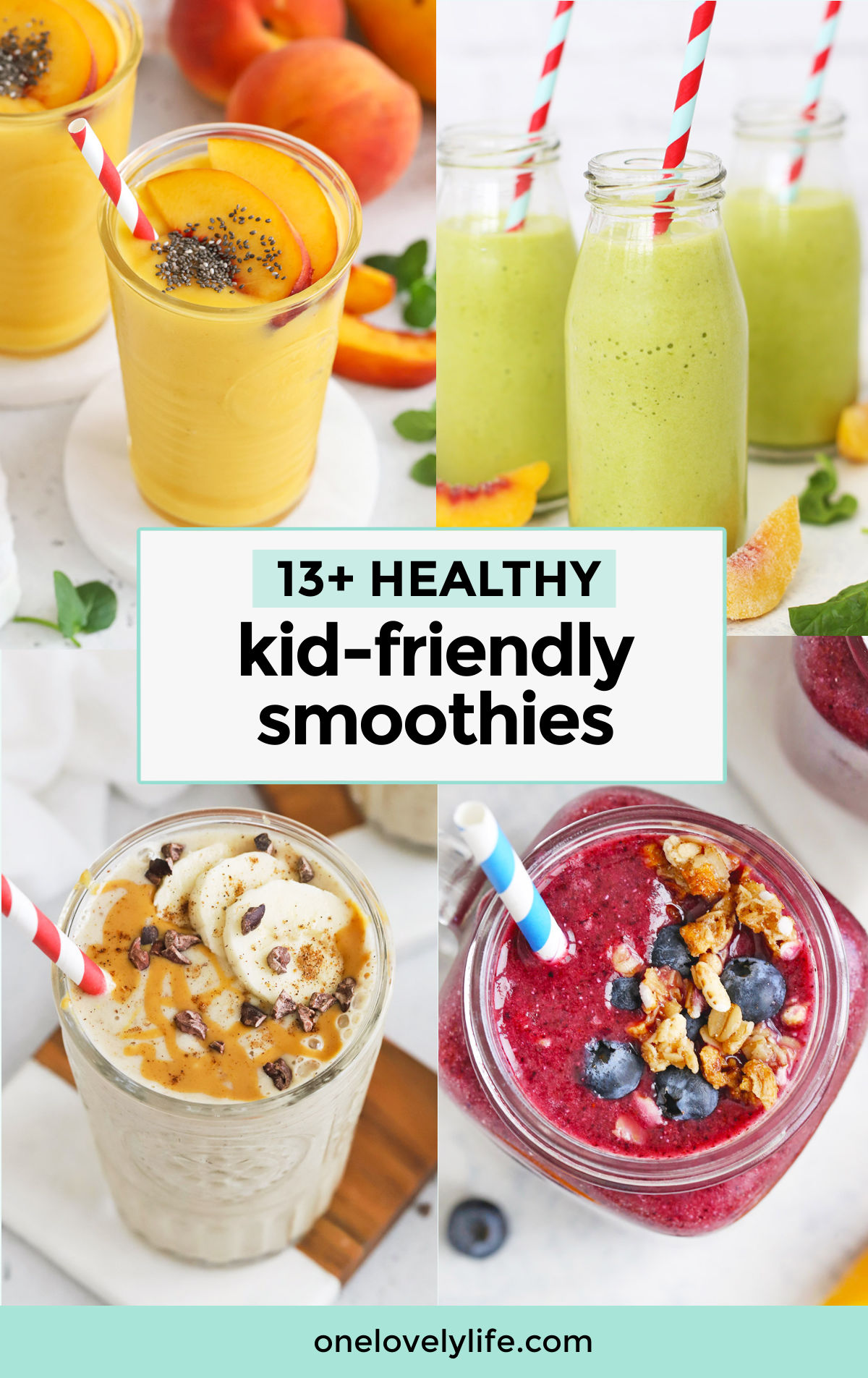 4 flavors of kid friendly smoothie recipes
