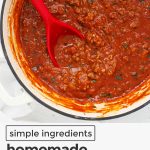gluten-free meat sauce for spaghetti