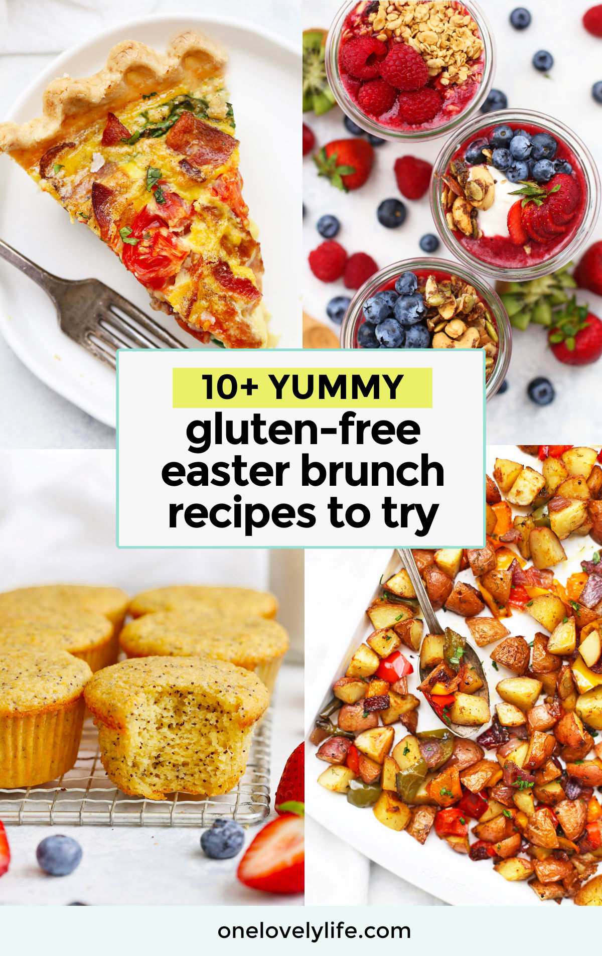 Planning a gluten-free Easter menu this year? We've got 20+ delicious gluten-free Easter recipes for brunch, dinner, and dessert. / gluten-free Easter menu ideas / gluten-free Easter brunch recipes / gluten-free Easter dinner recipes / gluten-free Easter menu recipes / gluten-free recipes for Easter dinner / gluten-free recipes for Easter brunch / gluten-free Easter ideas / what to serve for Easter dinner / gluten-free Easter dessert / Gluten-free Easter breakfast ideas