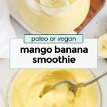 banana mango smoothies