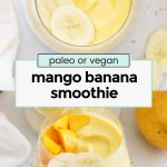 banana mango smoothies